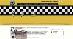 Desktop Screenshot of knoxvilletaxicab.com